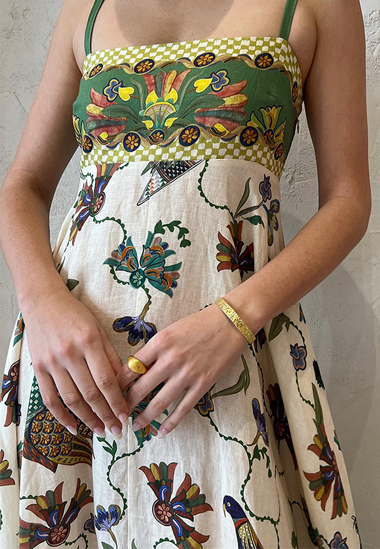 Summer suspender printed sleeveless sexy dress CA25042280GR