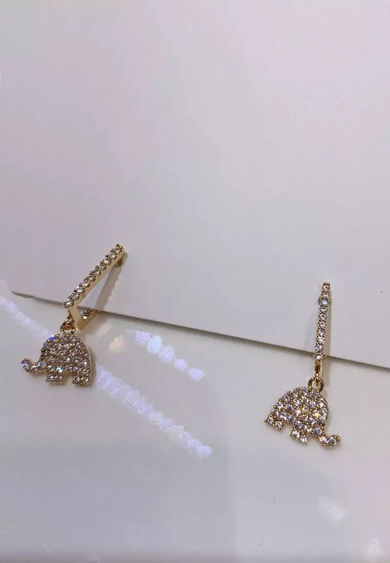 Elephant Earrings CA060305