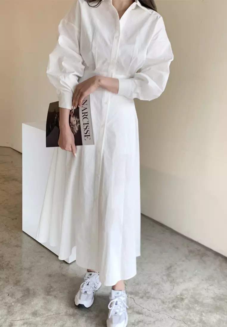 New French slim fit dress with temperament CA24092504BL