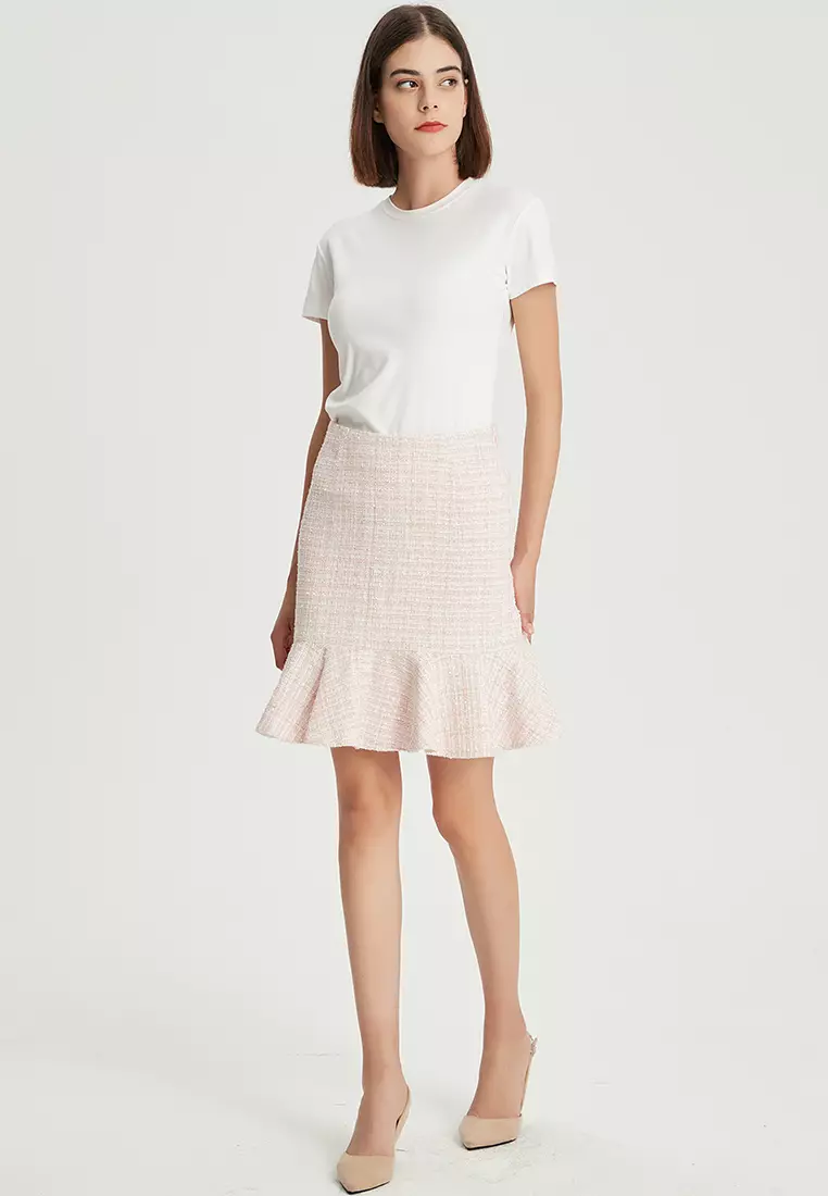 Exquisite Embroidered Cotton Skirt B22060110PI