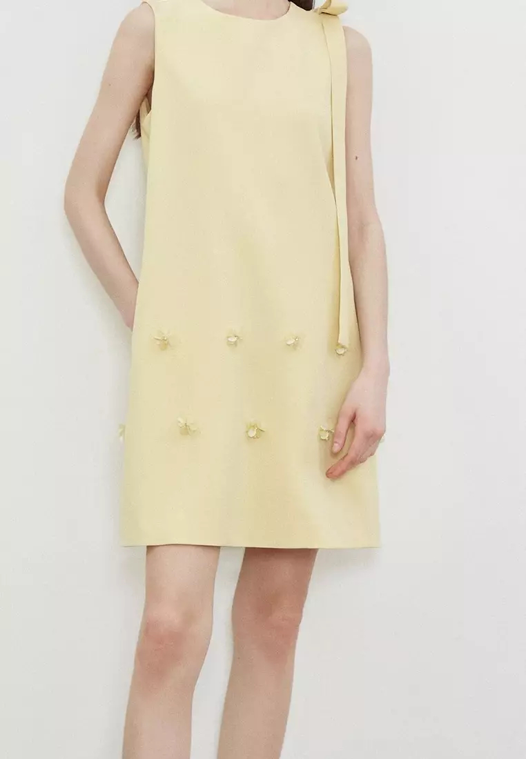 2024 Summer Elegant Round Neck Sleeveless Floating Strap Dress K052904YE