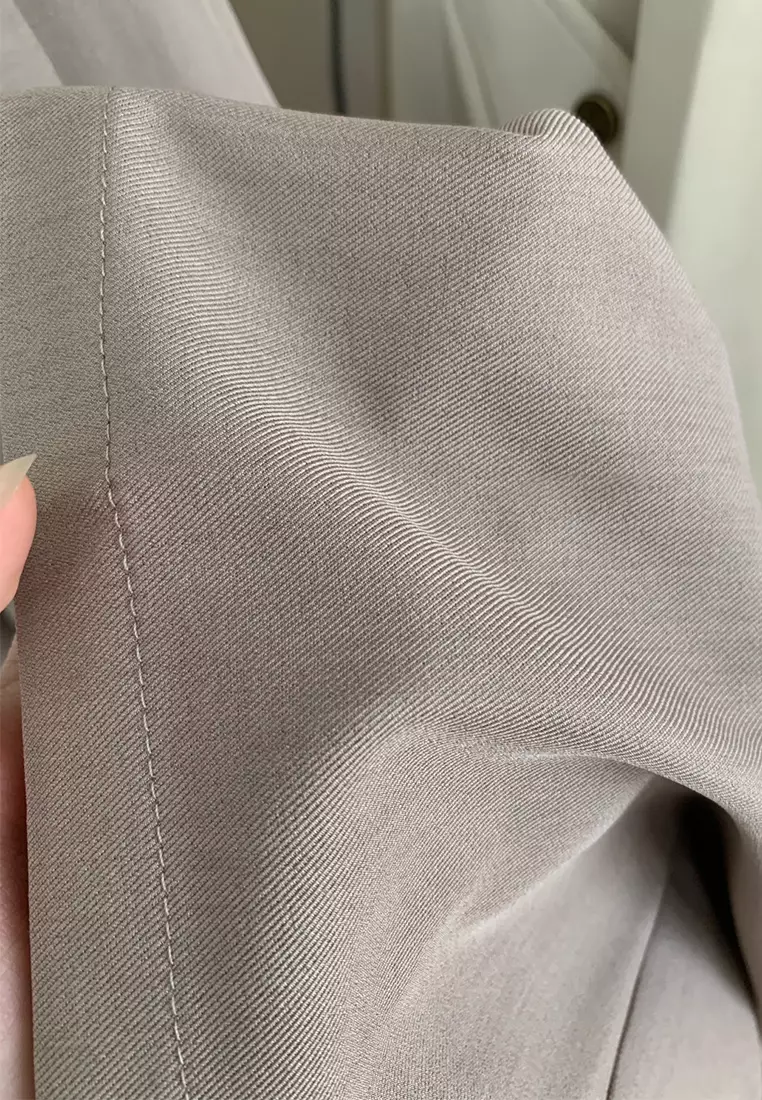 Fashionable solid color casual pants CA24092503BK