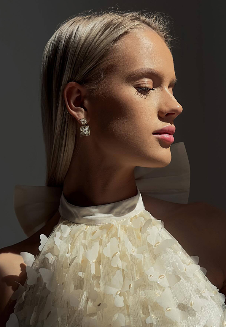 Fashion mesh butterfly party dress CA25042278W