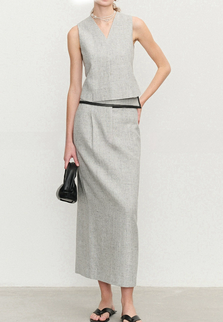 2025 spring and summer new vest trousers skirt three-piece set CA25032001