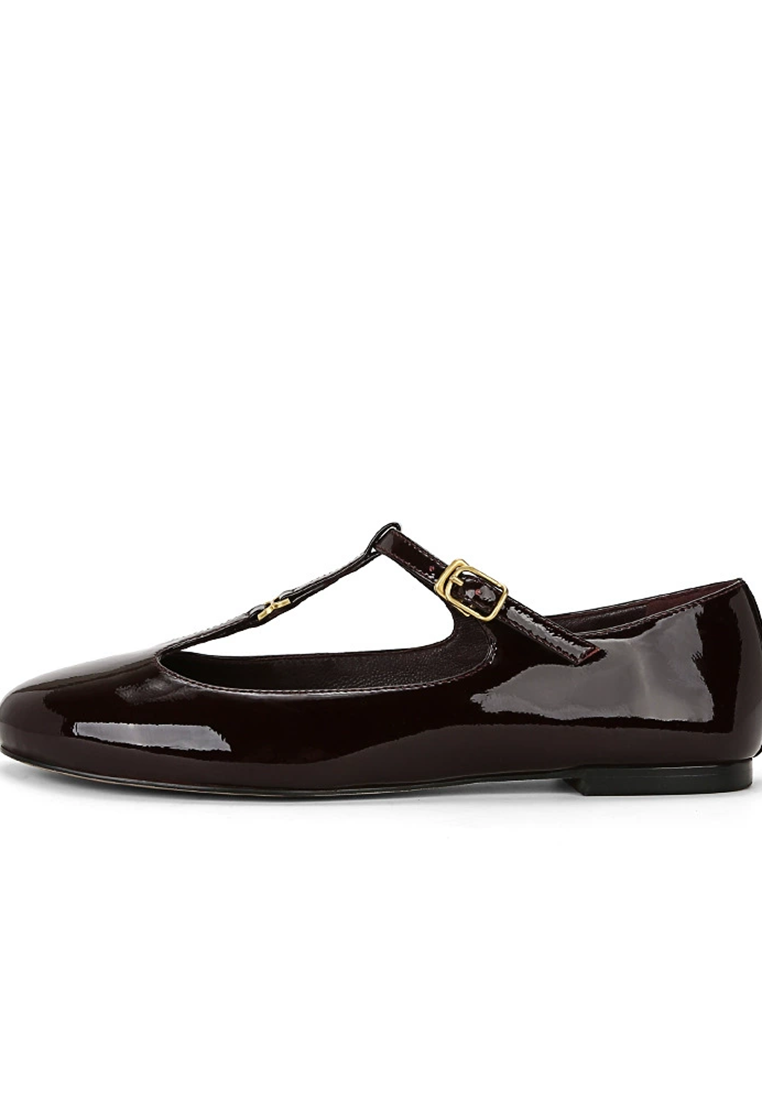 New retro thick heel slip-on shoes CA25021343RD