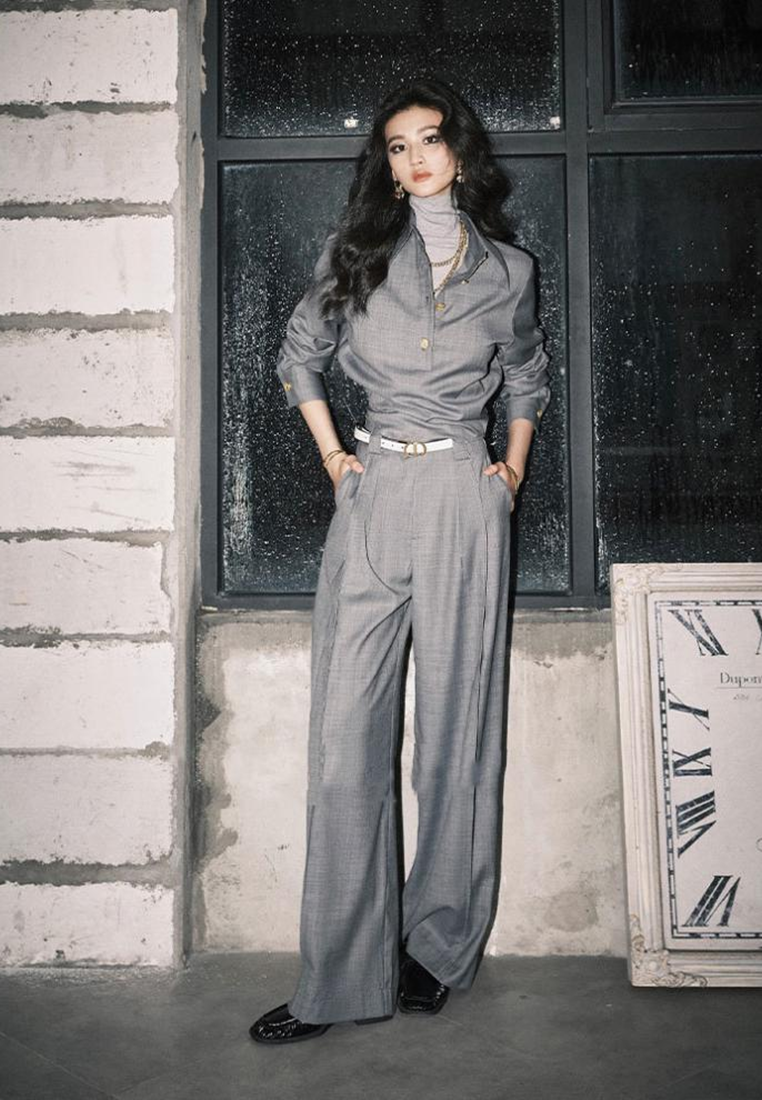 2024 new style minimalist style trousers suit K091611GR