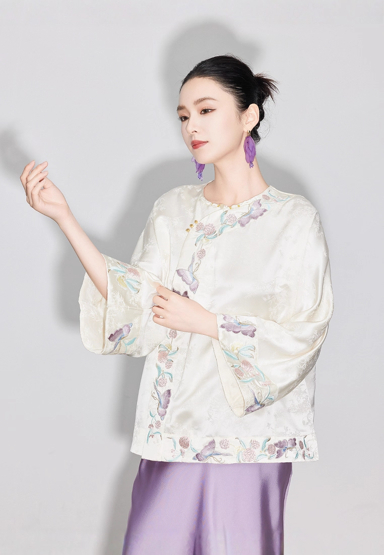 New Chinese Ladies' Round Neck Top CA20251215KI