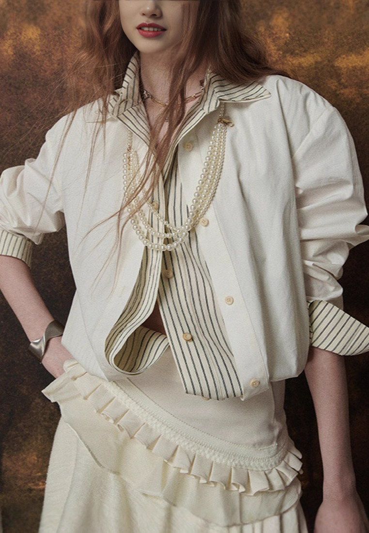 New Elegant French Temperament Shirt Top K25120202