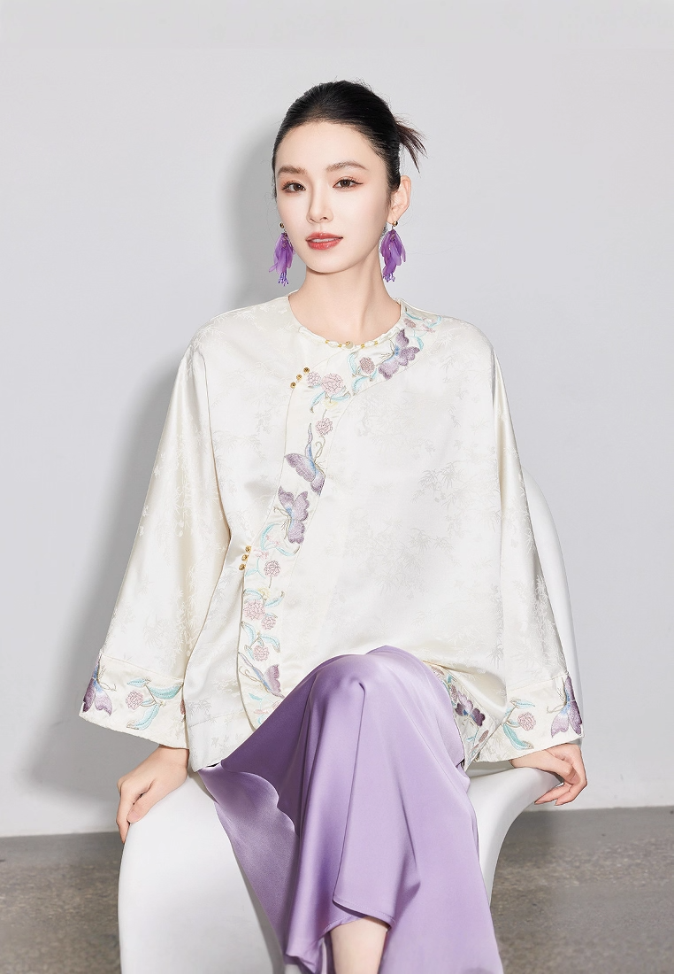 New Chinese Ladies' Round Neck Top CA20251215KI