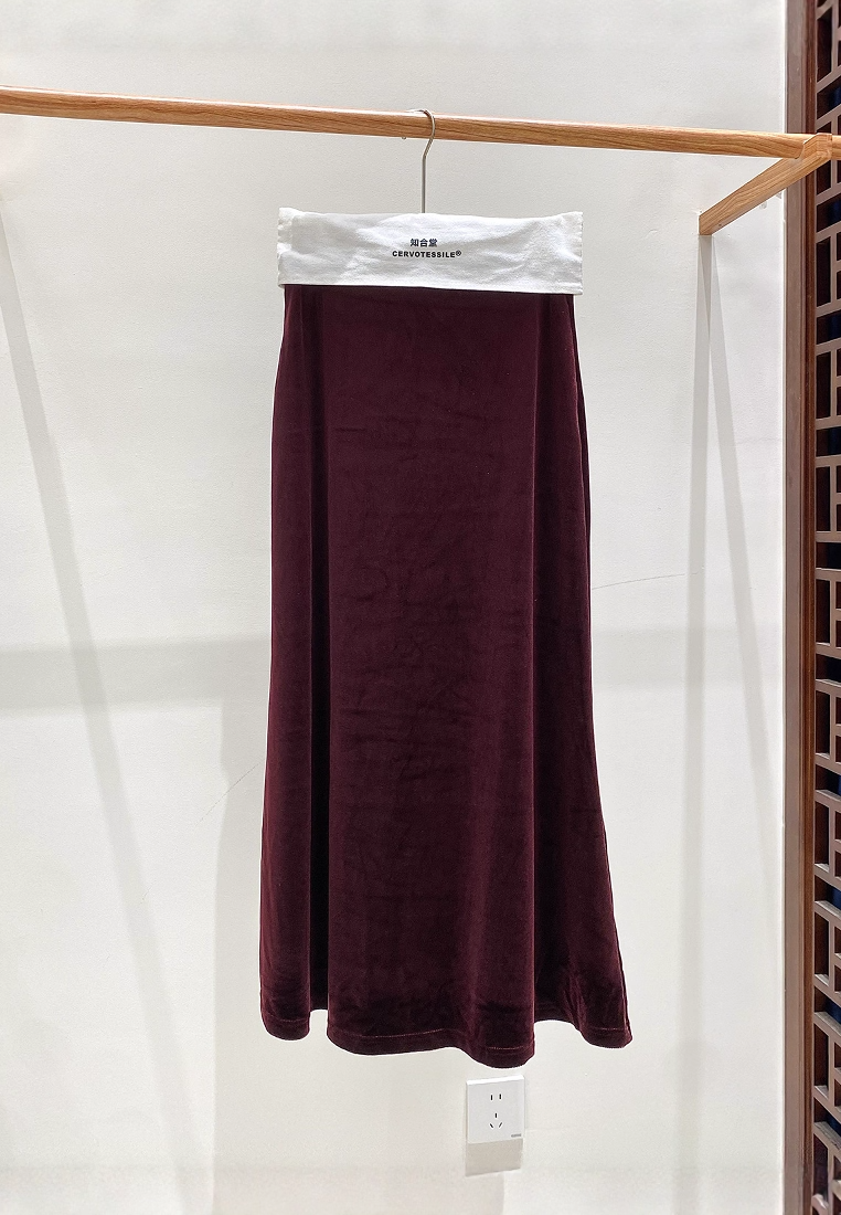 Vintage Slim-fit Midi Maxi Skirt CA2025121501PU