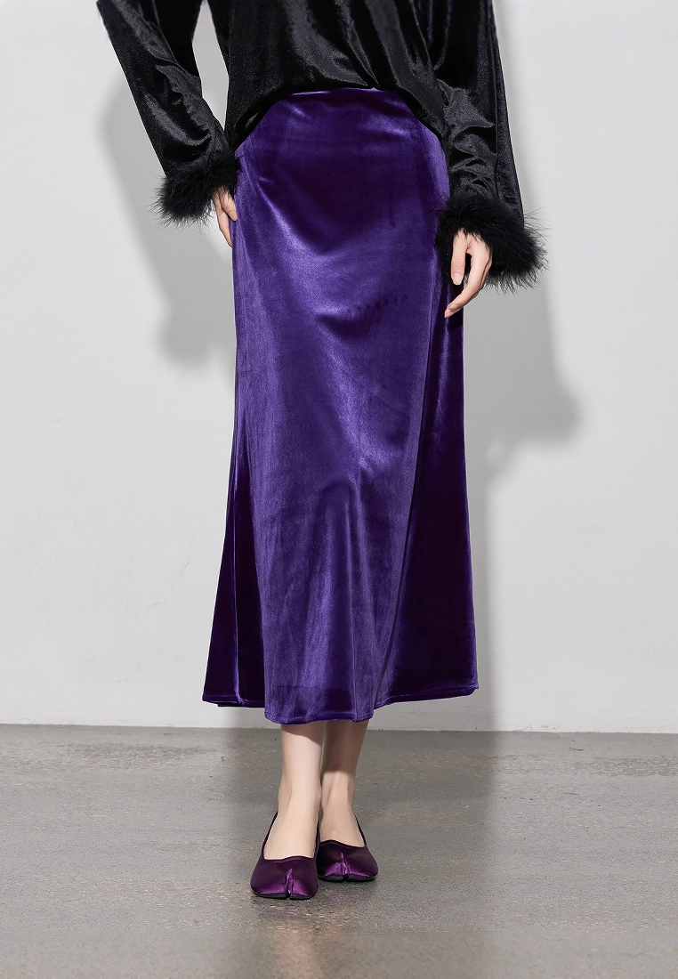 Vintage Slim-fit Midi Maxi Skirt CA2025121501PU