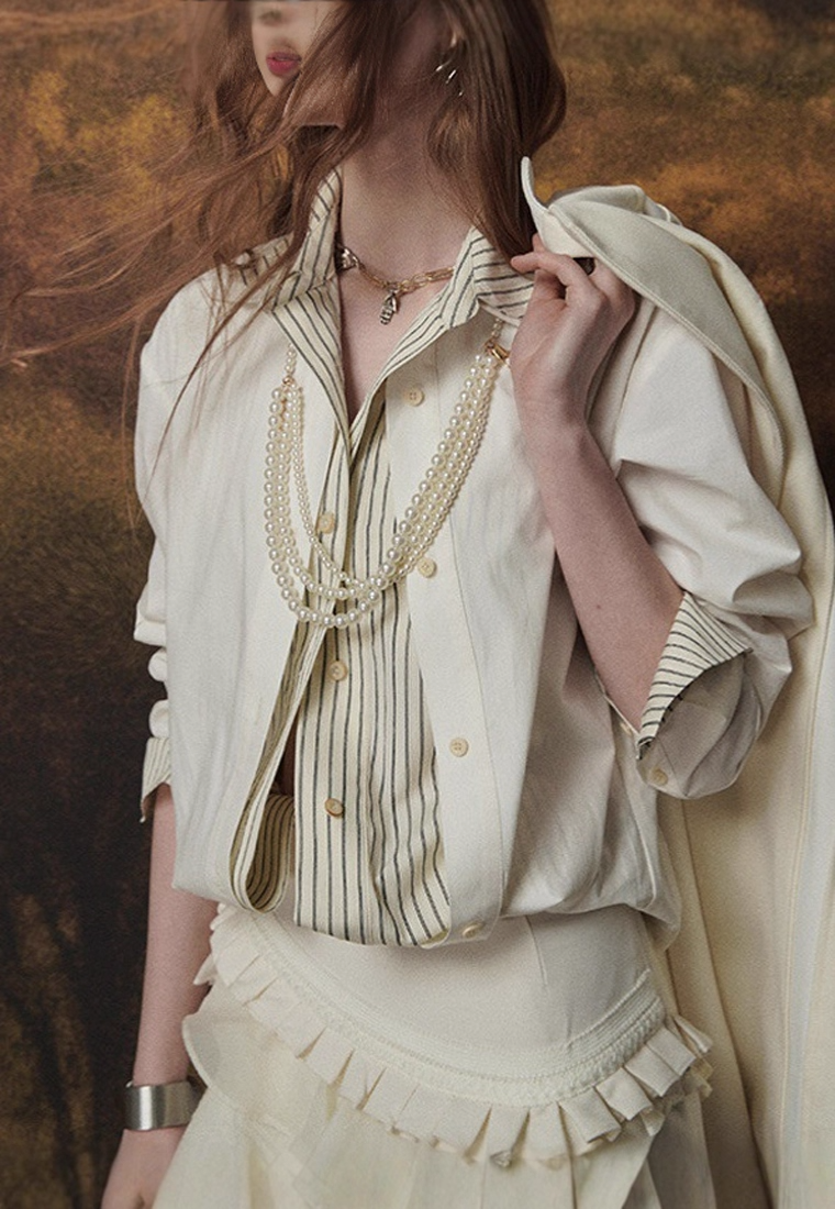 New Elegant French Temperament Shirt Top K25120202