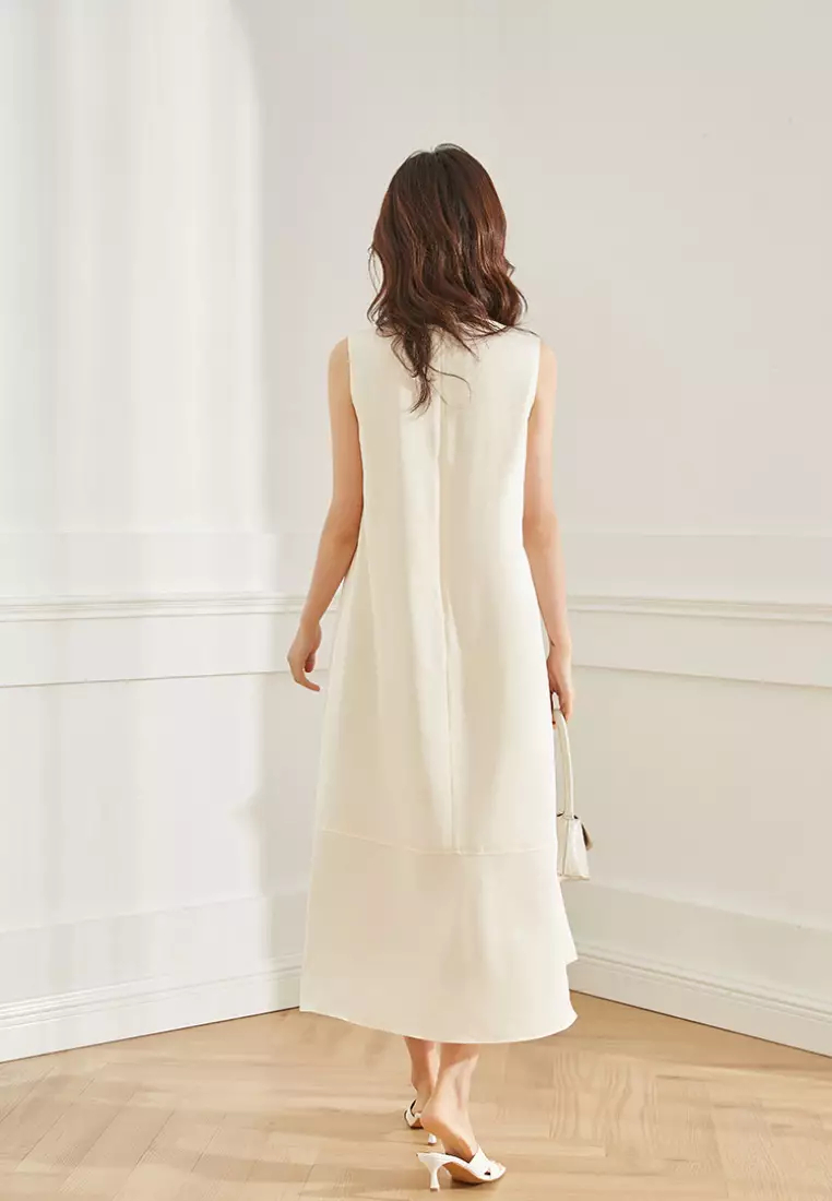 2024 new temperament silk vest dress K052704BE
