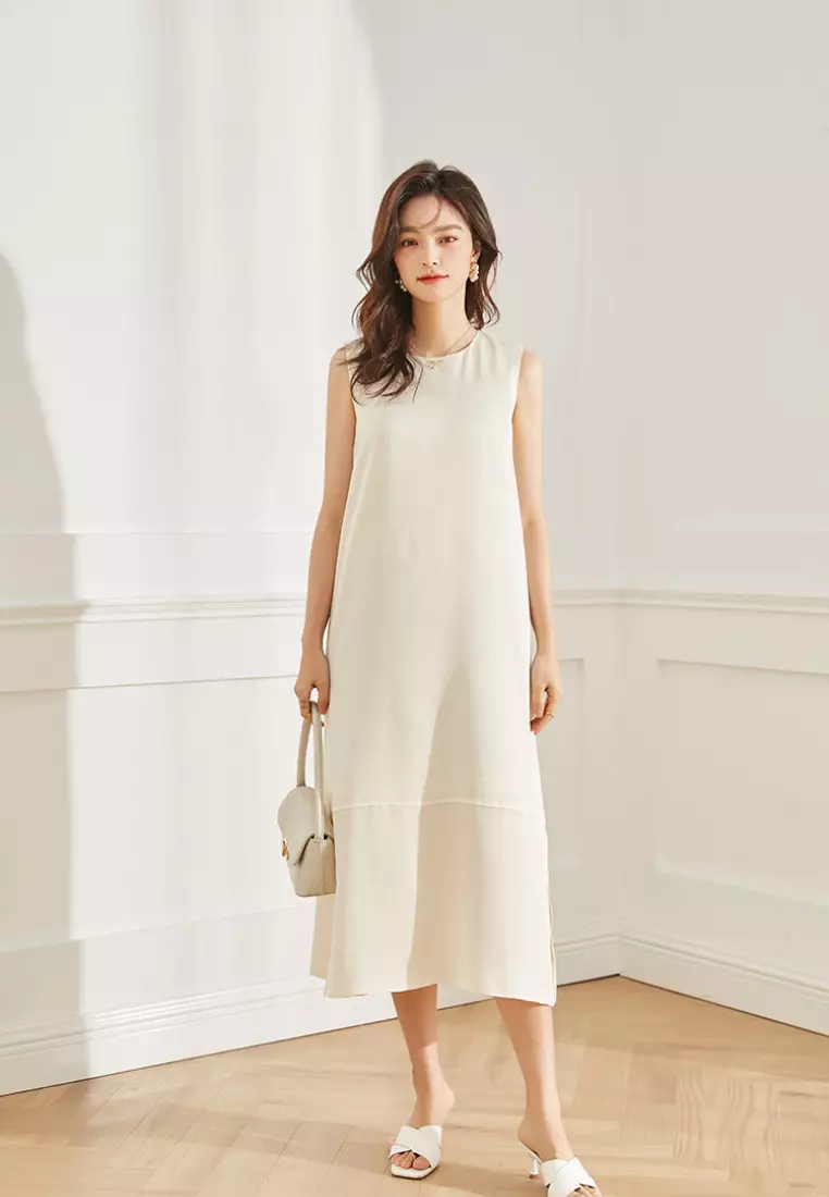 2024 new temperament silk vest dress K052704BE