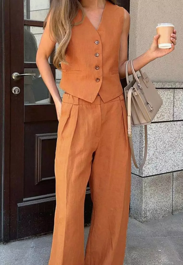 2024 fashionable new style vest and casual pants two-piece suit K052102BE