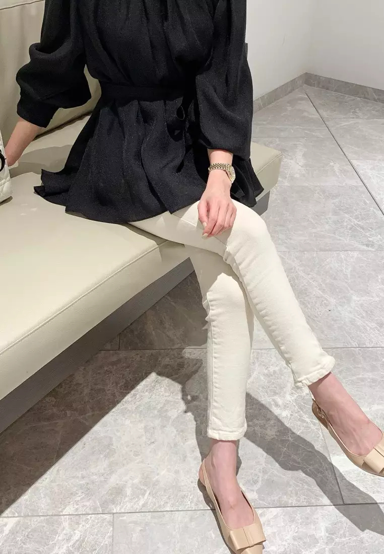 Brand new temperament lantern sleeve chiffon shirt top K092603-BK