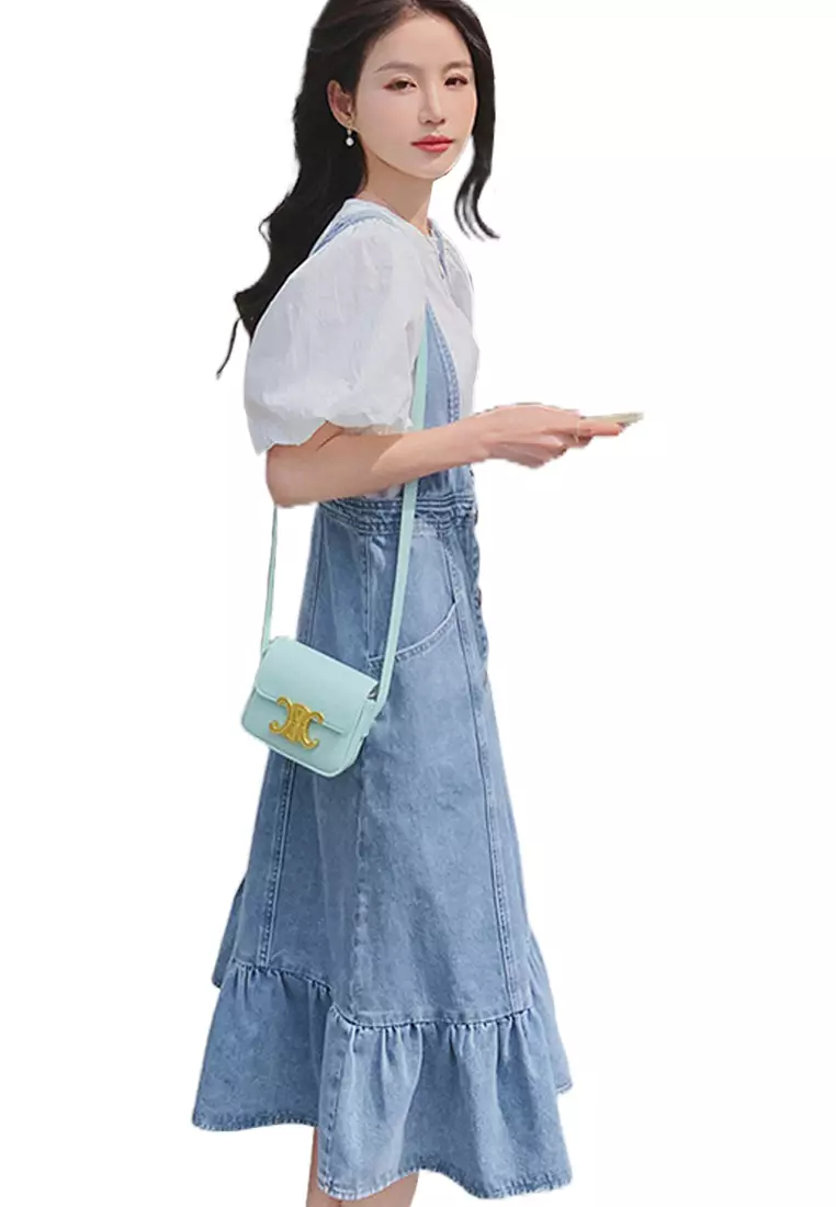 2024 New Fishtail Denim Dress CA24042907BL