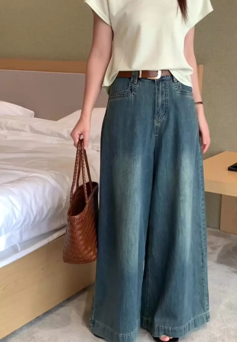 2024 Fashion Retro Straight Jeans K070901