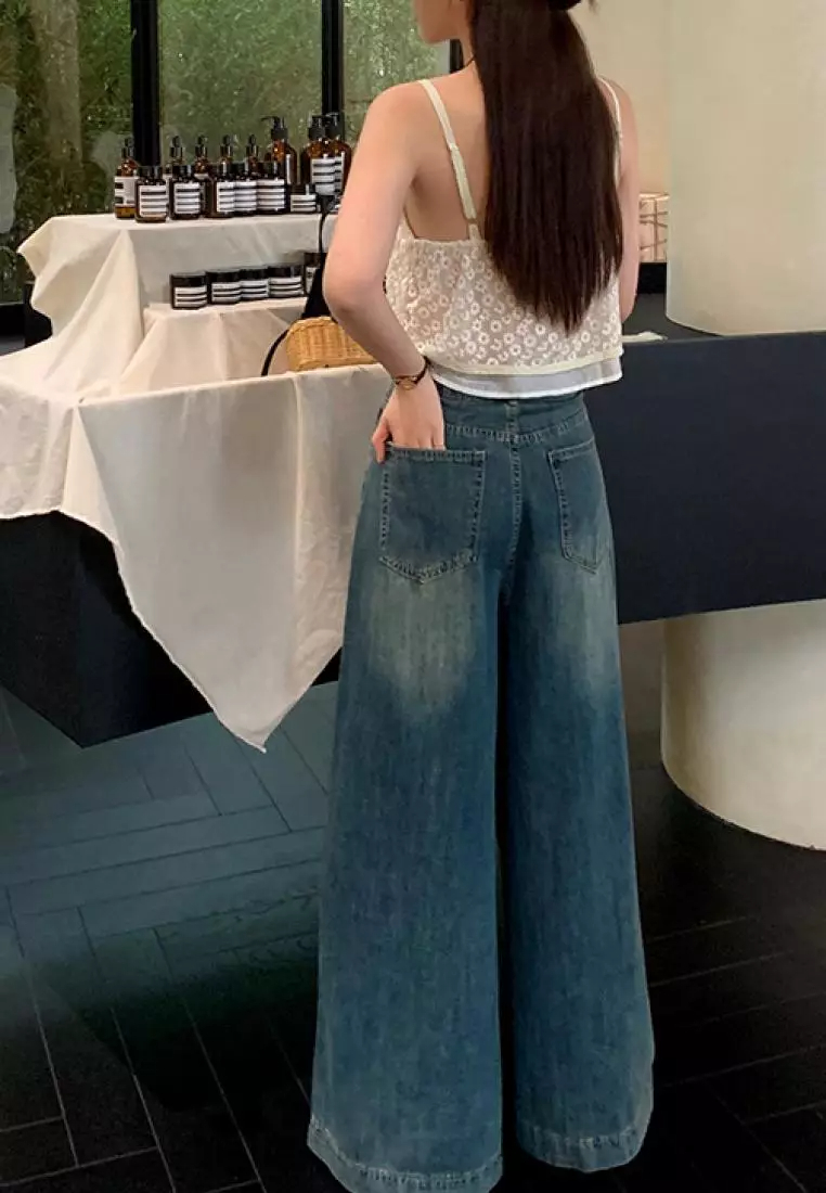 2024 Fashion Retro Straight Jeans K070901