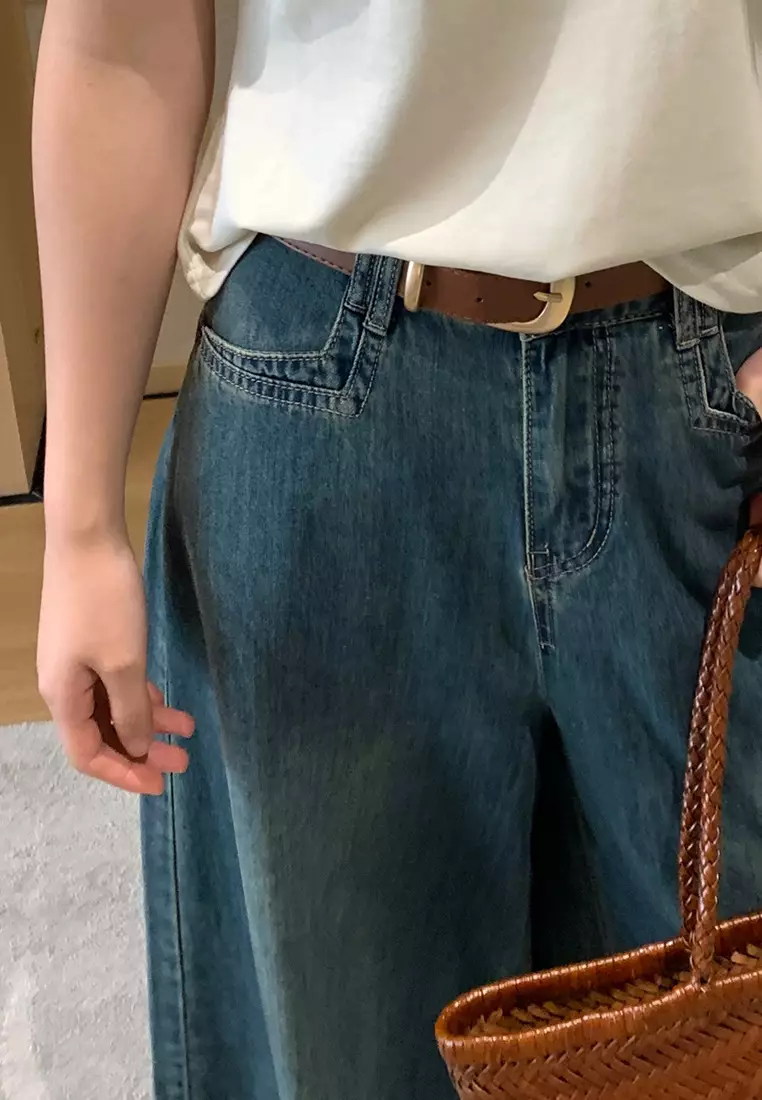 2024 Fashion Retro Straight Jeans K070901