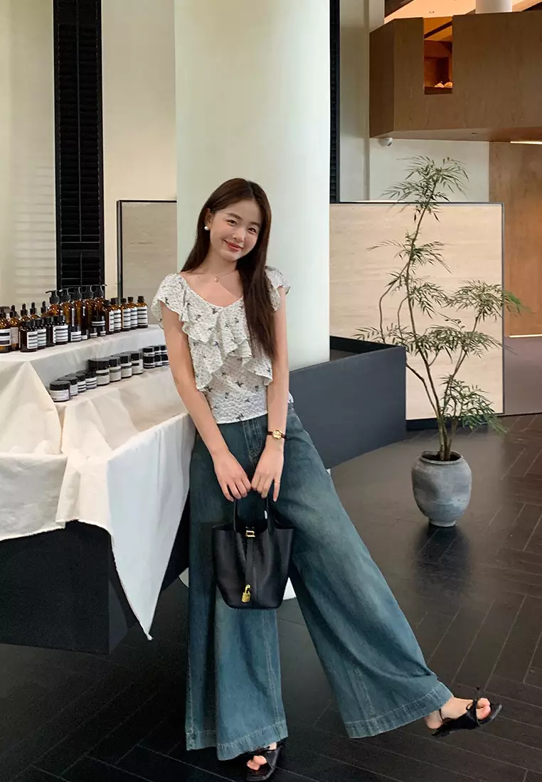 2024 Fashion Retro Straight Jeans K070901