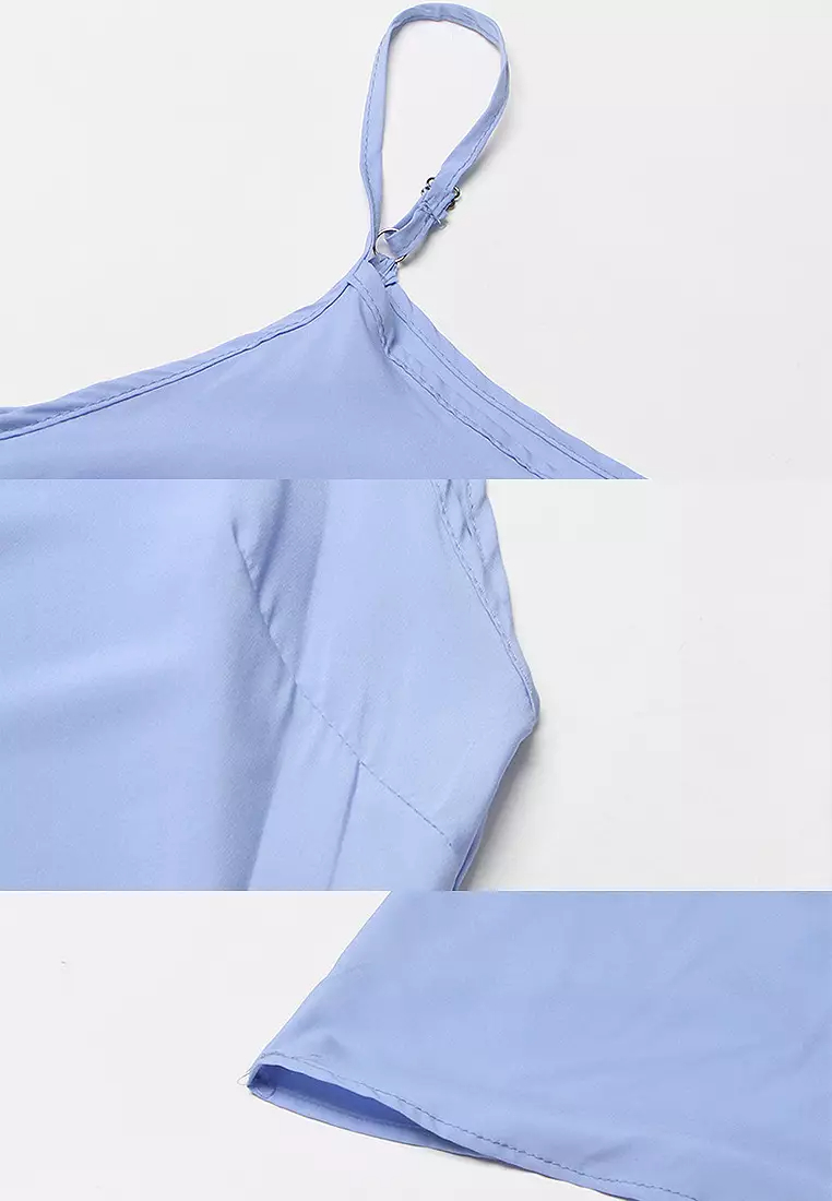 2024 Summer Round Neck Sleeveless Lace Dress CA24032624BK