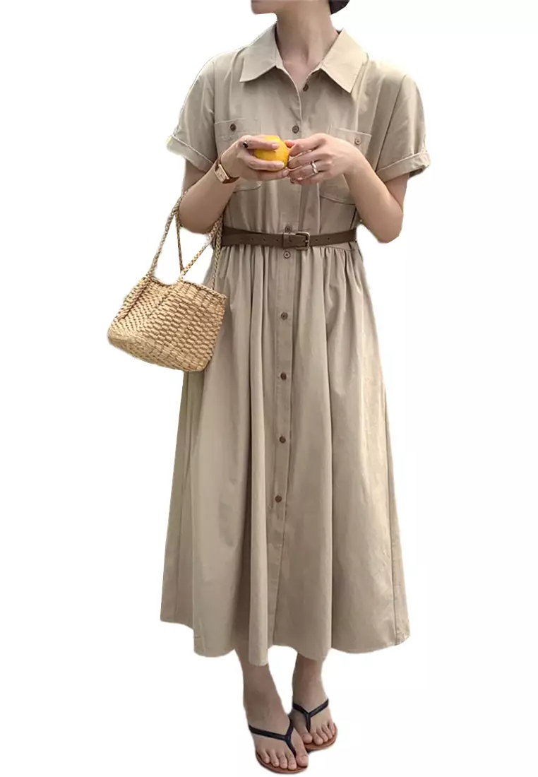 New 2024 minimalist temperament dress CA24041052BE