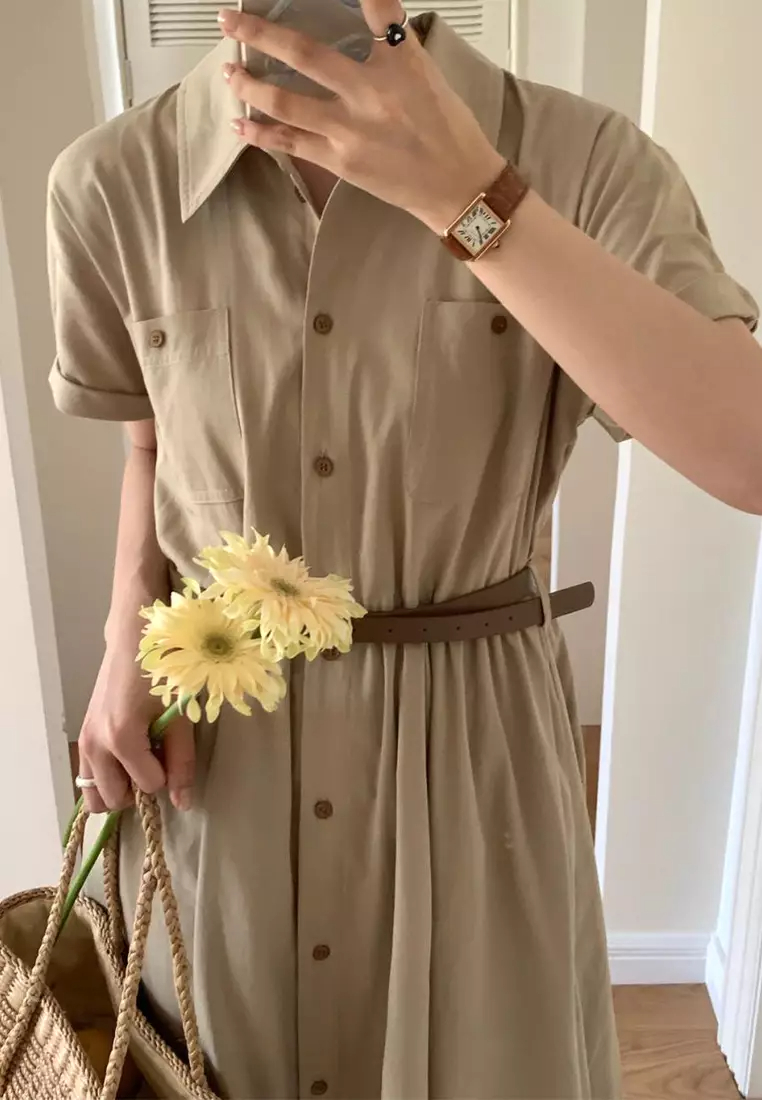 New 2024 minimalist temperament dress CA24041052BE