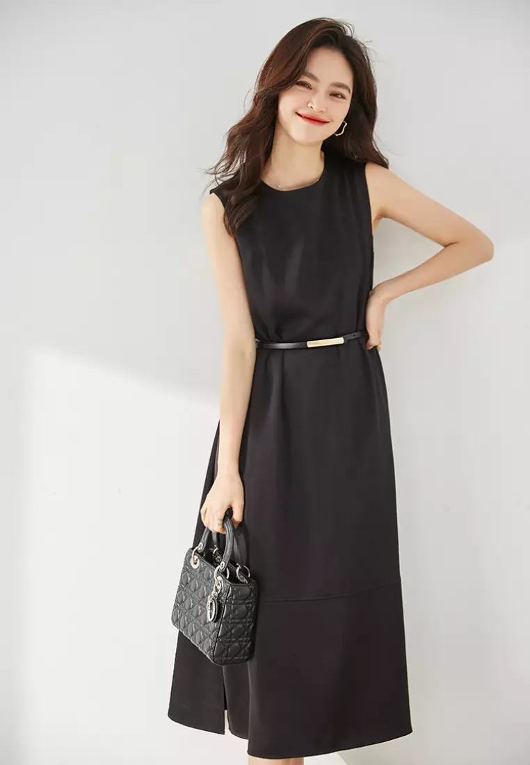 2024 new temperament silk vest dress K052704BE