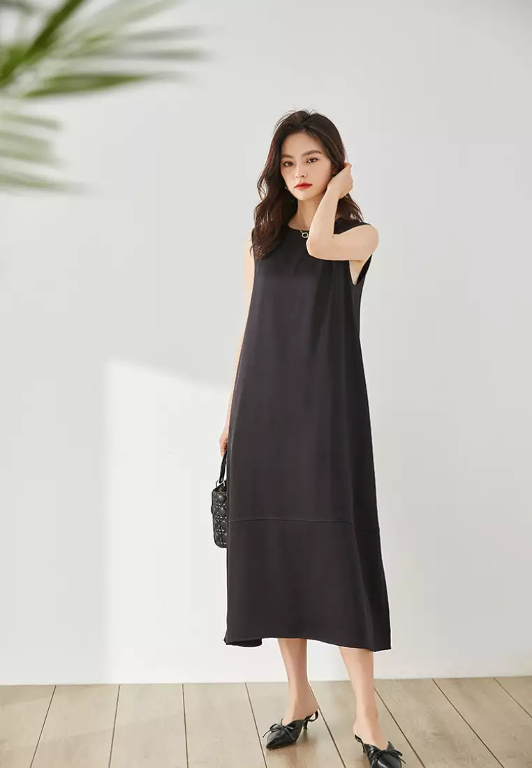 2024 new temperament silk vest dress K052704BE