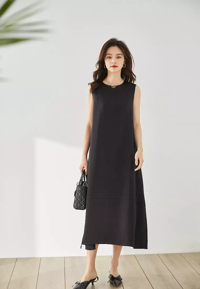 2024 new temperament silk vest dress K052704BE
