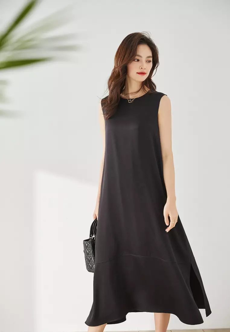 2024 new temperament silk vest dress K052704BE