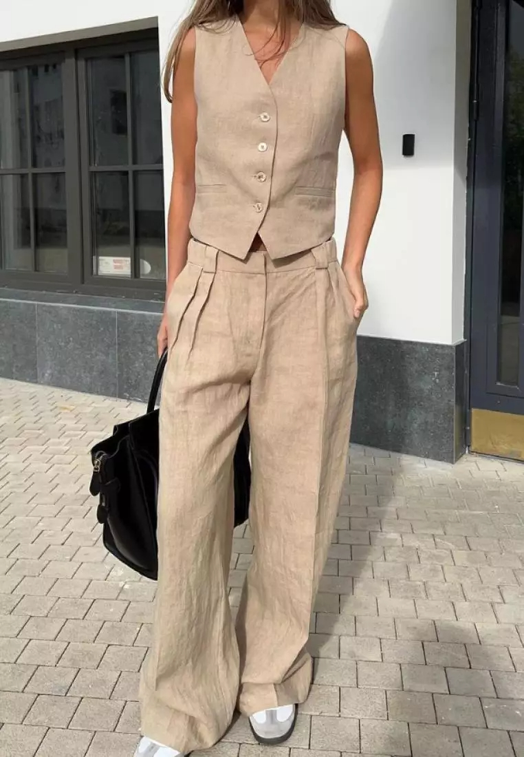 2024 fashionable new style vest and casual pants two-piece suit K052102BE