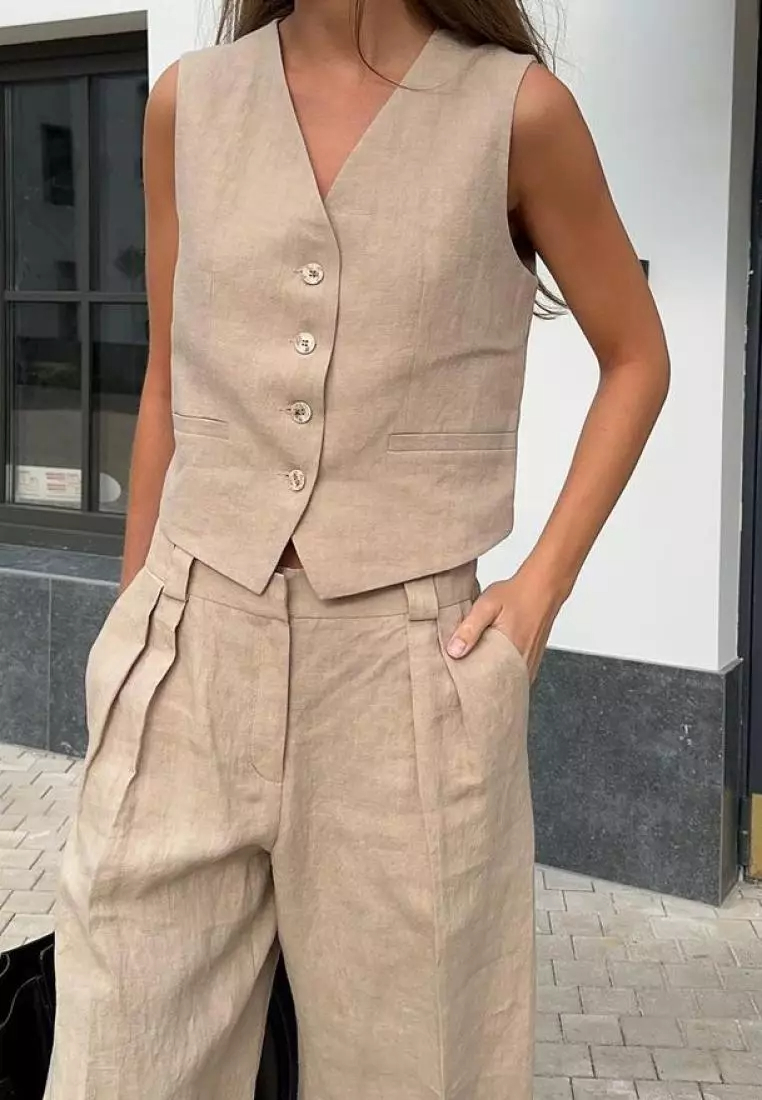 2024 fashionable new style vest and casual pants two-piece suit K052102BE