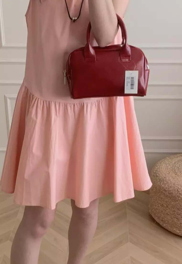 French style simple round neck vest dress K061302W