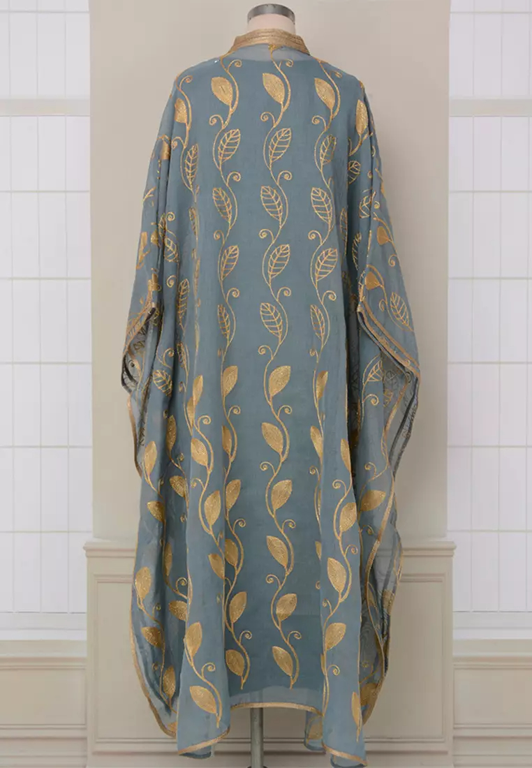 Embroidered gold-tone Web vest two-piece Baju Kurungs & Sets CA24021979BE