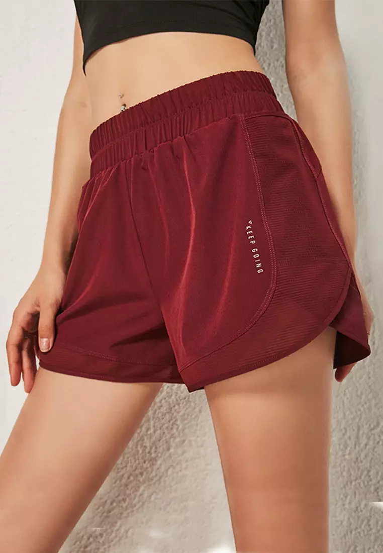Loose Cutting Sports Shorts A081015RD