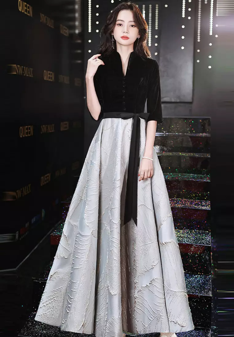 Fashionable and elegant evening dress long dress CA092606