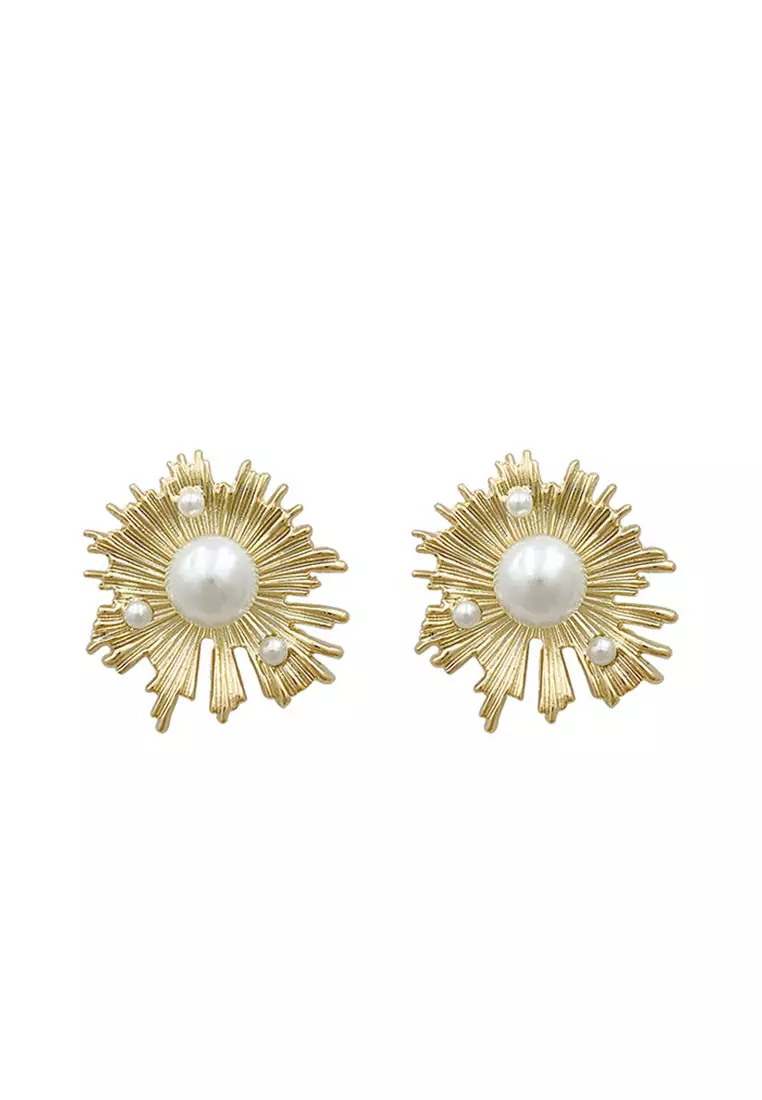 Sun Flower Earrings CA060321GD