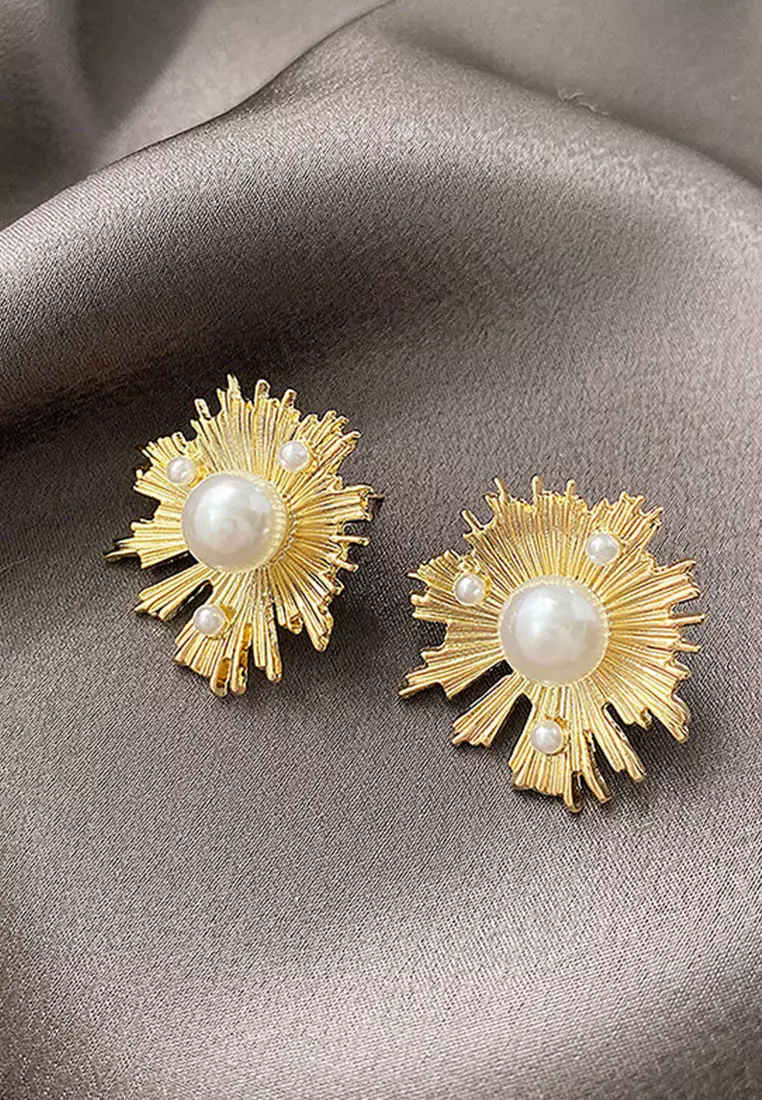 Sun Flower Earrings CA060321GD
