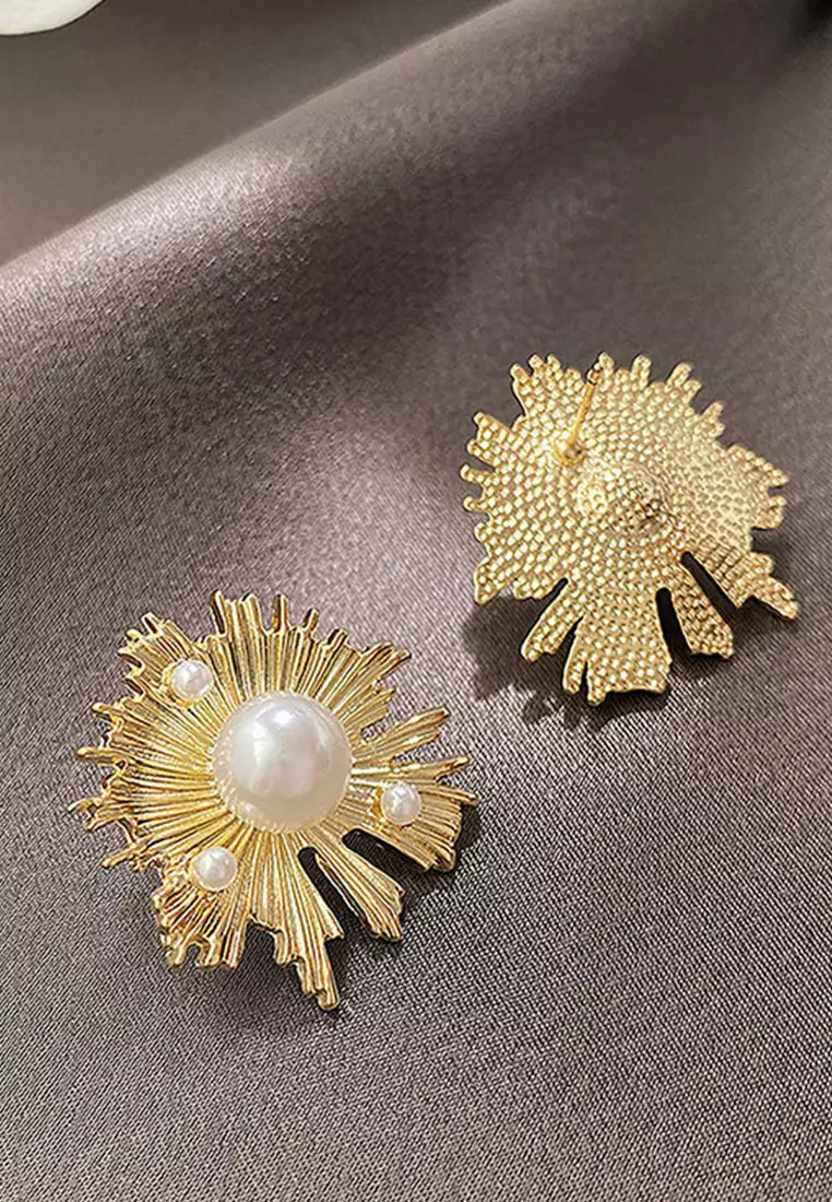 Sun Flower Earrings CA060321GD