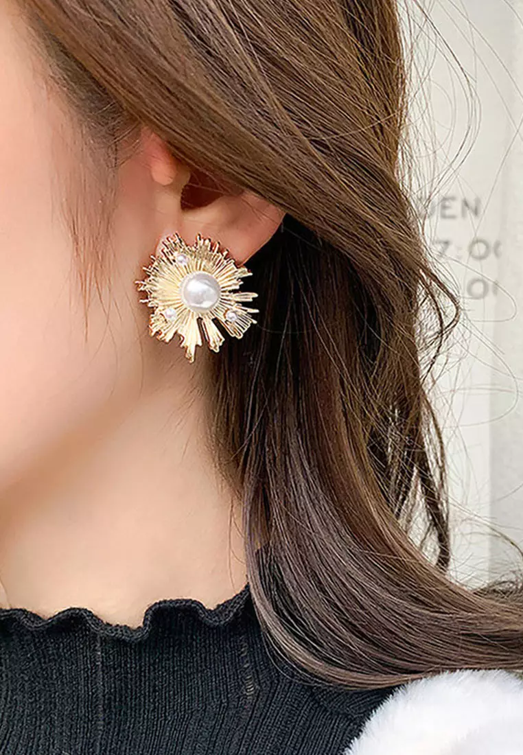 Sun Flower Earrings CA060321GD