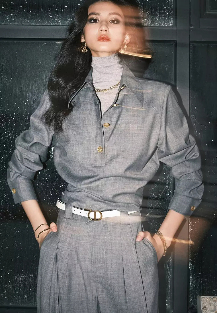 2024 new style minimalist style trousers suit K091611GR