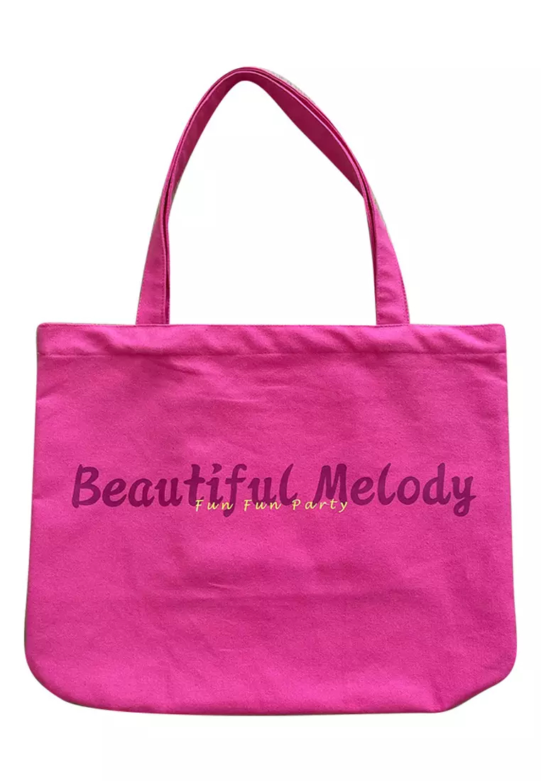 2024 New English Letter Large Capacity Canvas Tote Bag K053105