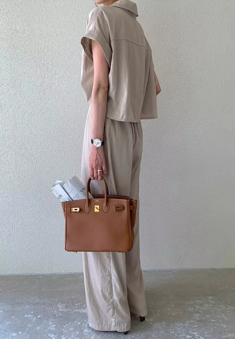 New French haute couture style short sleeved shirt for summer 2024 CA24061108BE