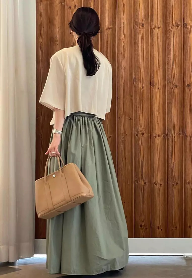 2024 Summer New Korean Round Neck Waistband Fashionable Spliced Sleeveless Dress CA24061123BL