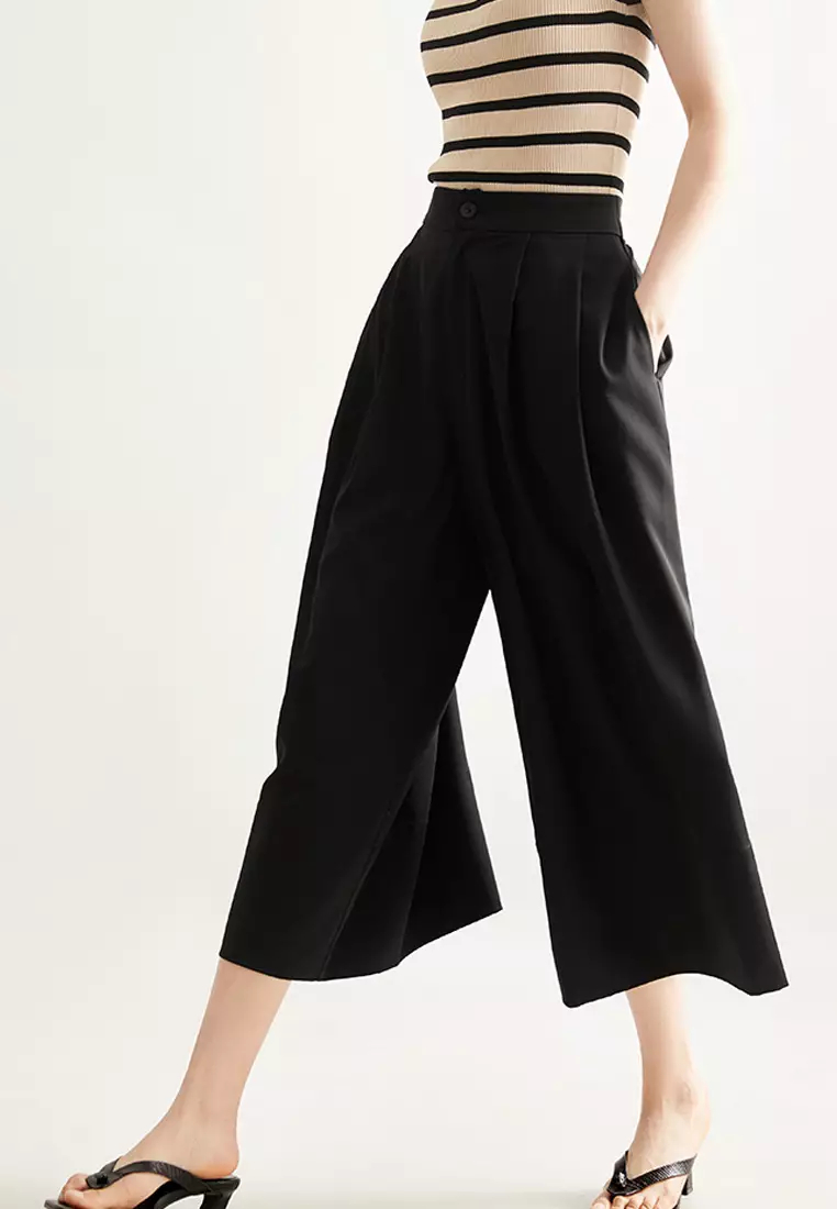 2024 new high waist straight trousers K070904BW