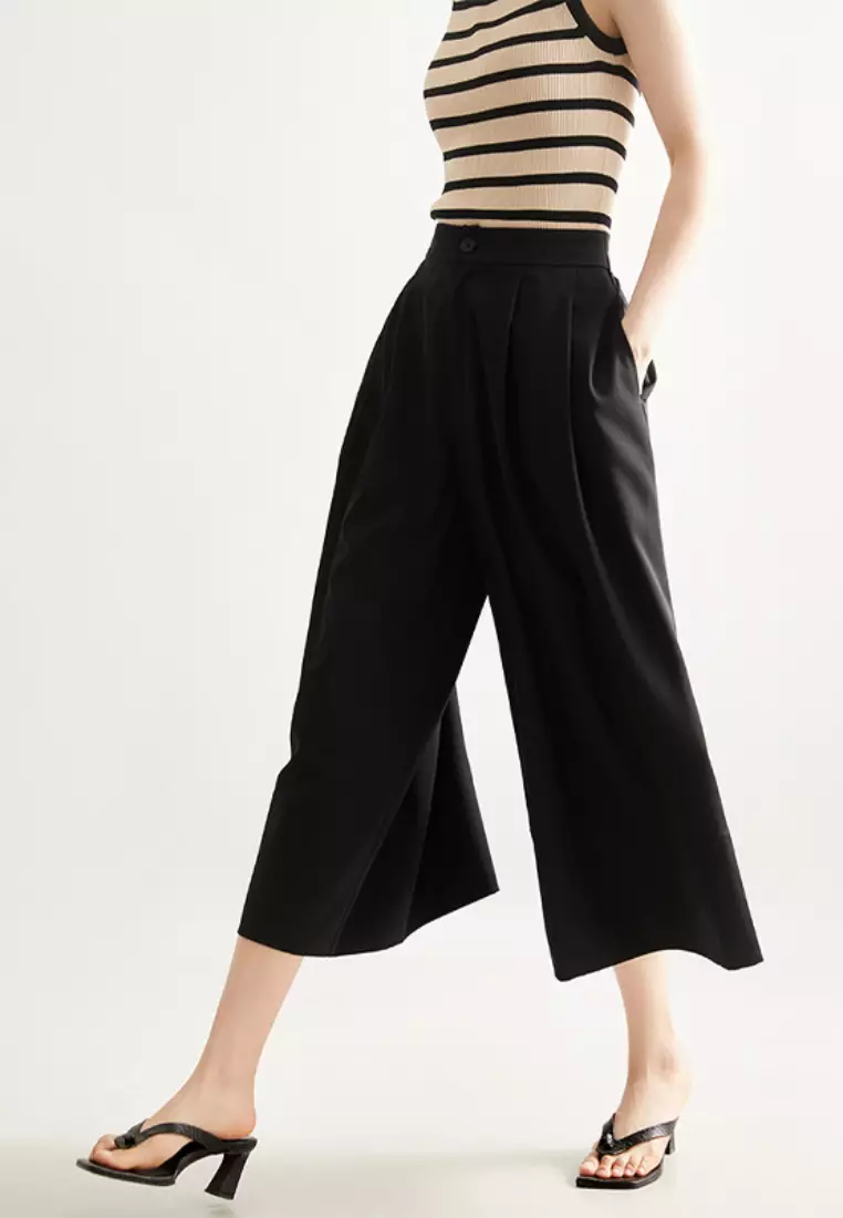 2024 new high waist straight trousers K070904BW