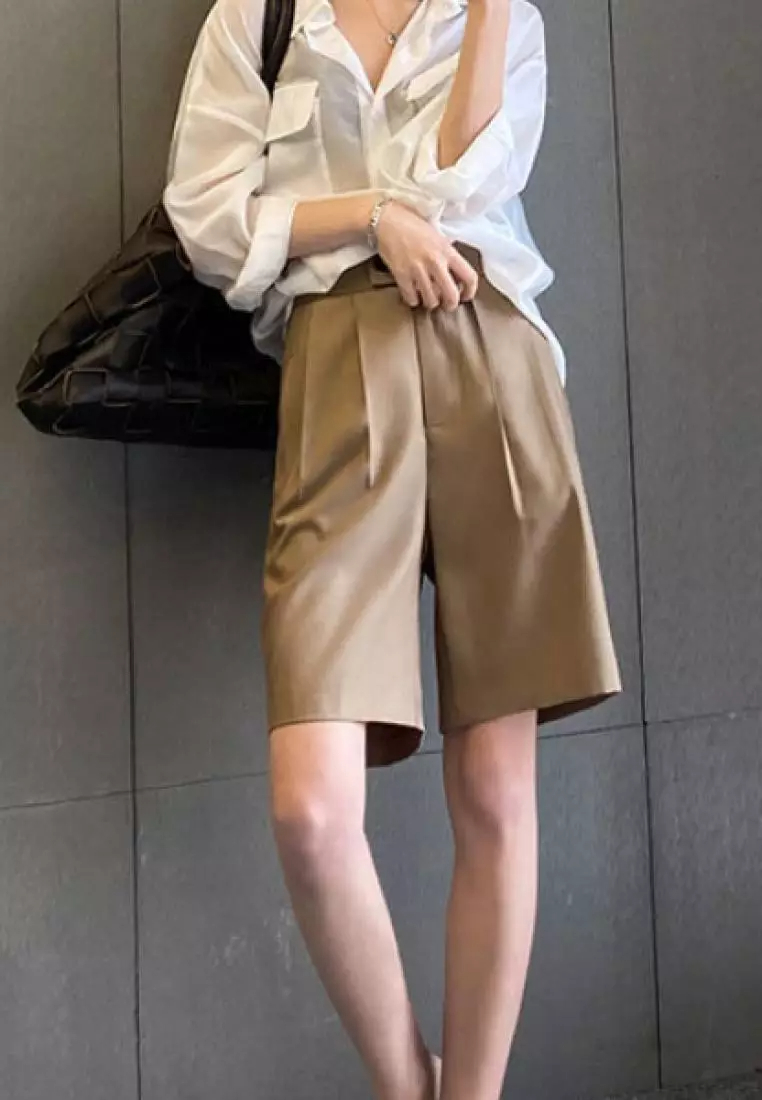 2024 new casual tailoring women's short trousers K070907GY