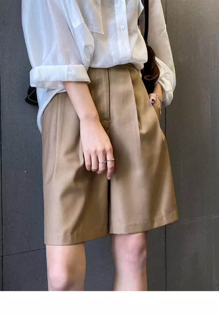 2024 new casual tailoring women's short trousers K070907GY